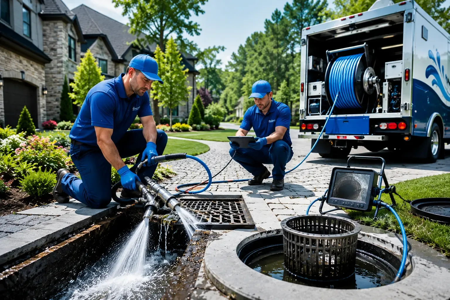 Local outdoor drain cleaning professionals in Roma, TX