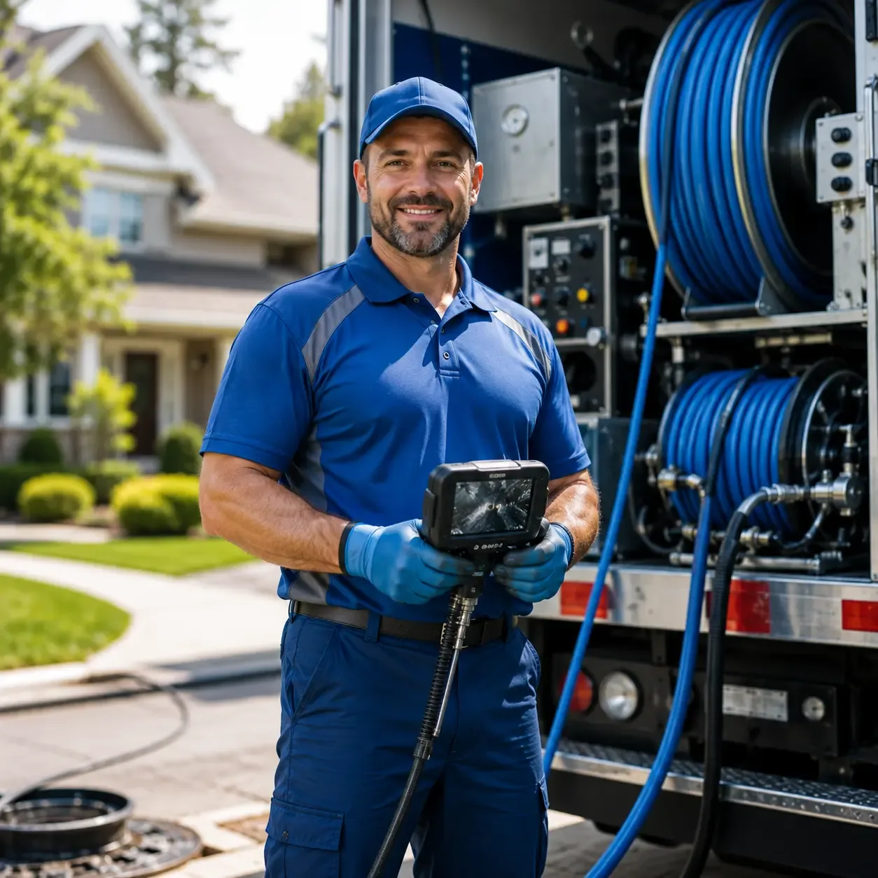 Local outdoor drain cleaning specialists in Roma, TX